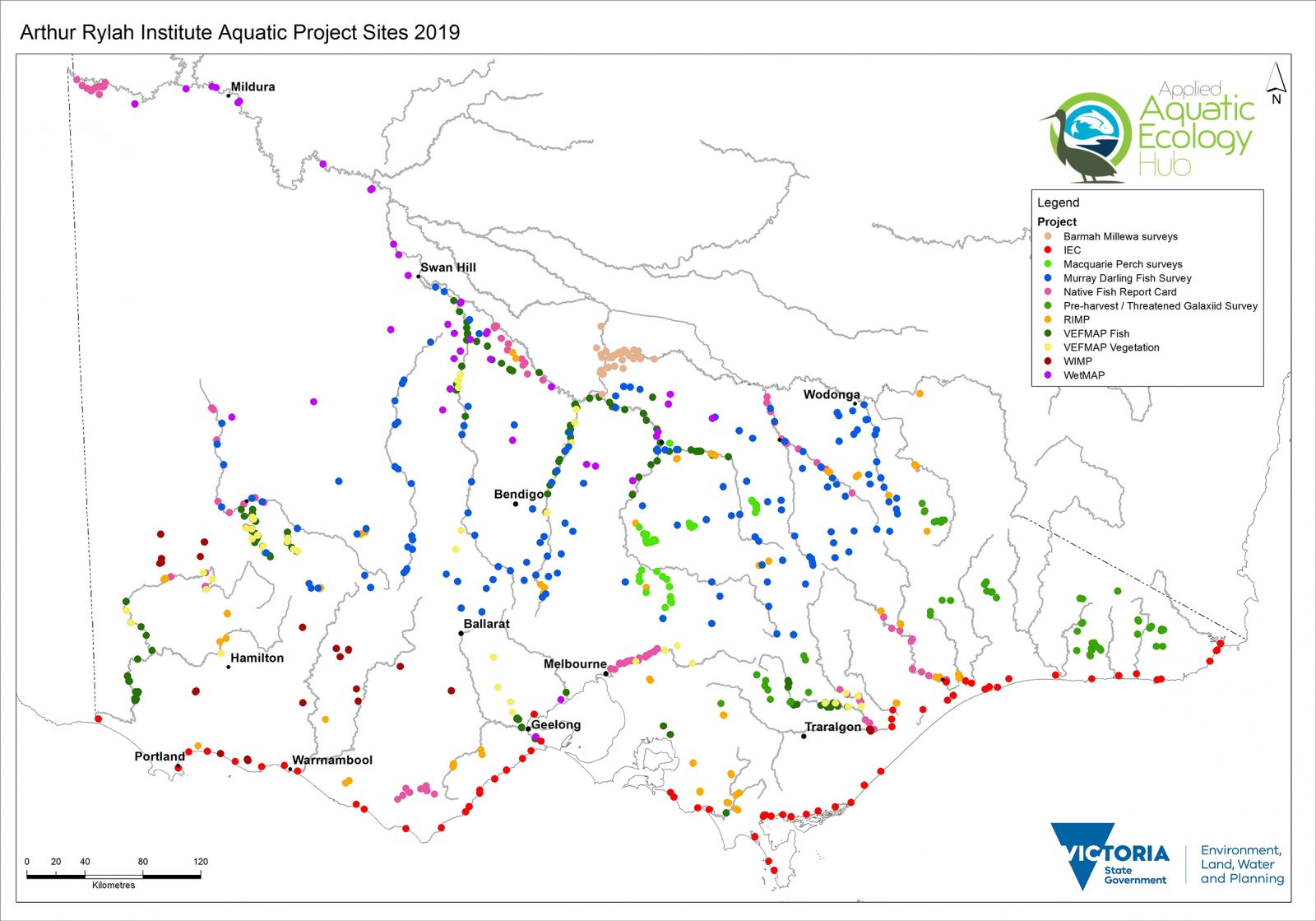 AAE Hub monitoring sites